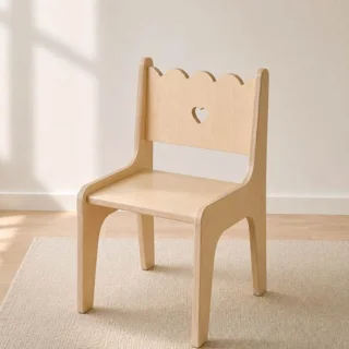 صندلی چوبی کودک مدل دلربا